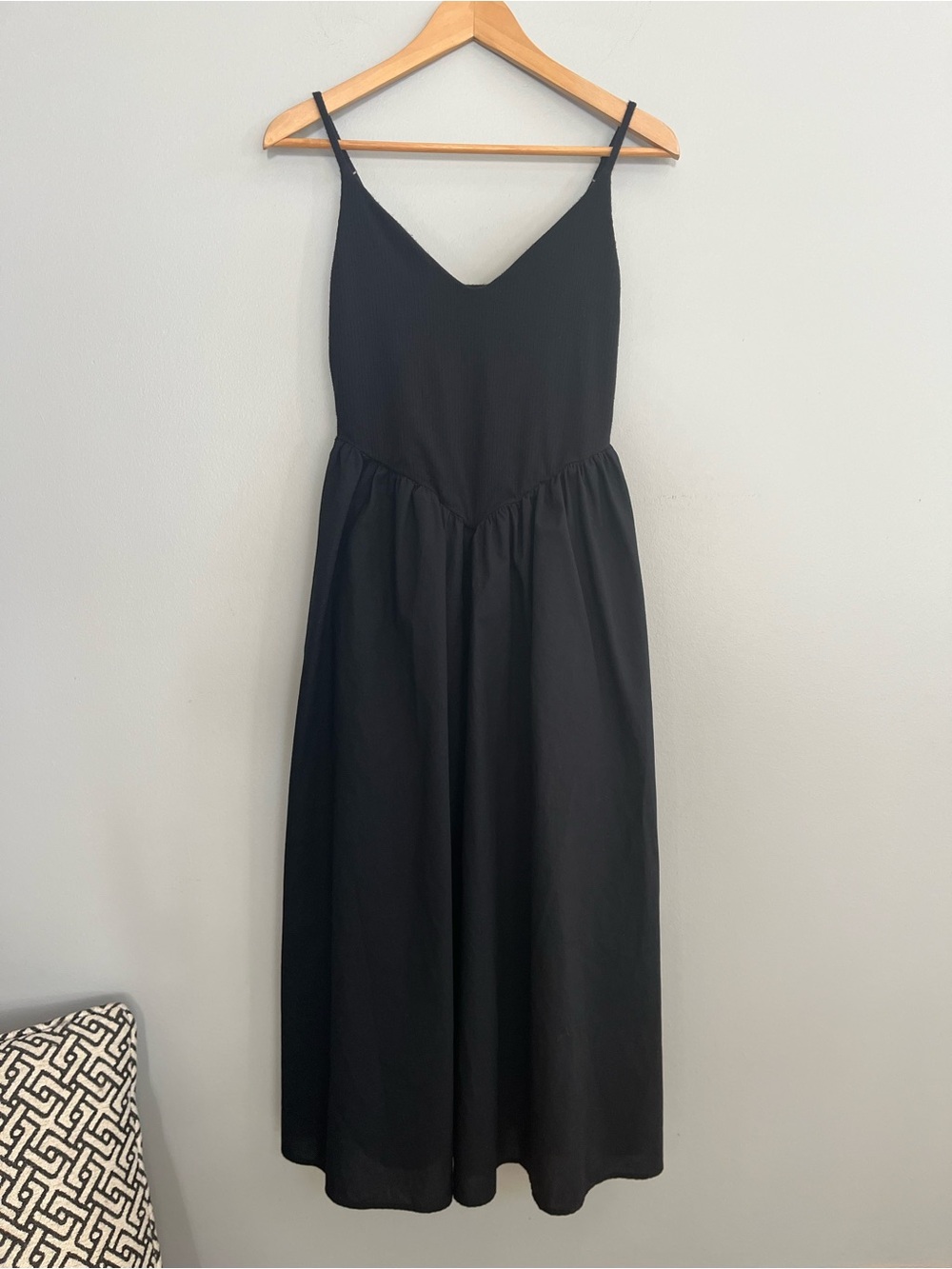 Abercrombie & Fitch Drop Waist Strappy Midi Dress Size Small Petite Basic
